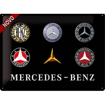 Mercedes - Logo Evolution - Znak 30x40cm