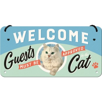 Welcome Guests Cat - Viseći znak