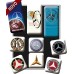 Mercedes - Logo Evolution - Set magneta (9kom)